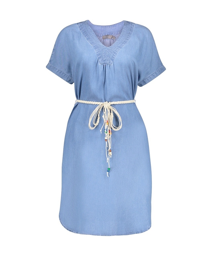 Dames jurk blauw