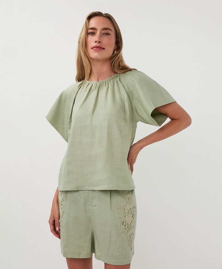 Dames blouse groen