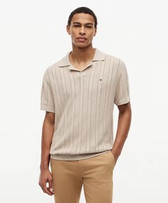 Heren polo beige