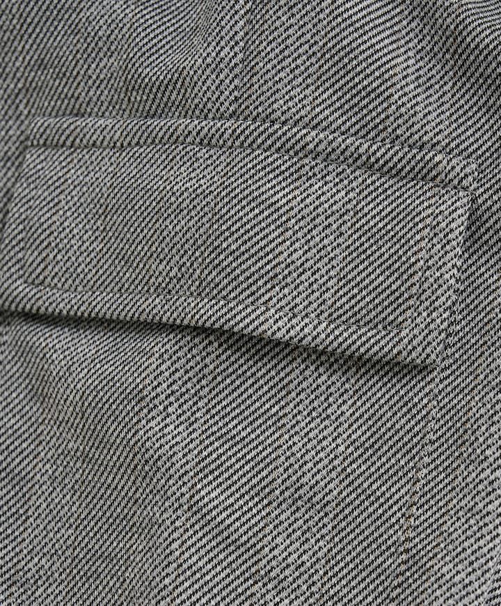 Stripe Cargo broek grijs