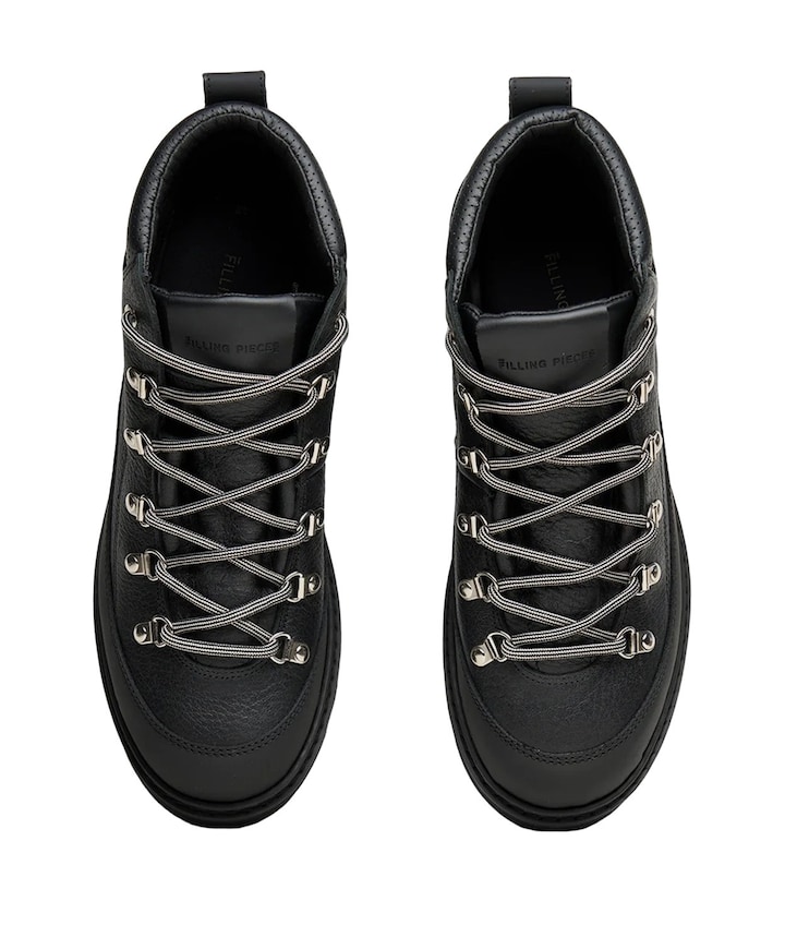 Glacier Boot Grain heren sneakers zwart