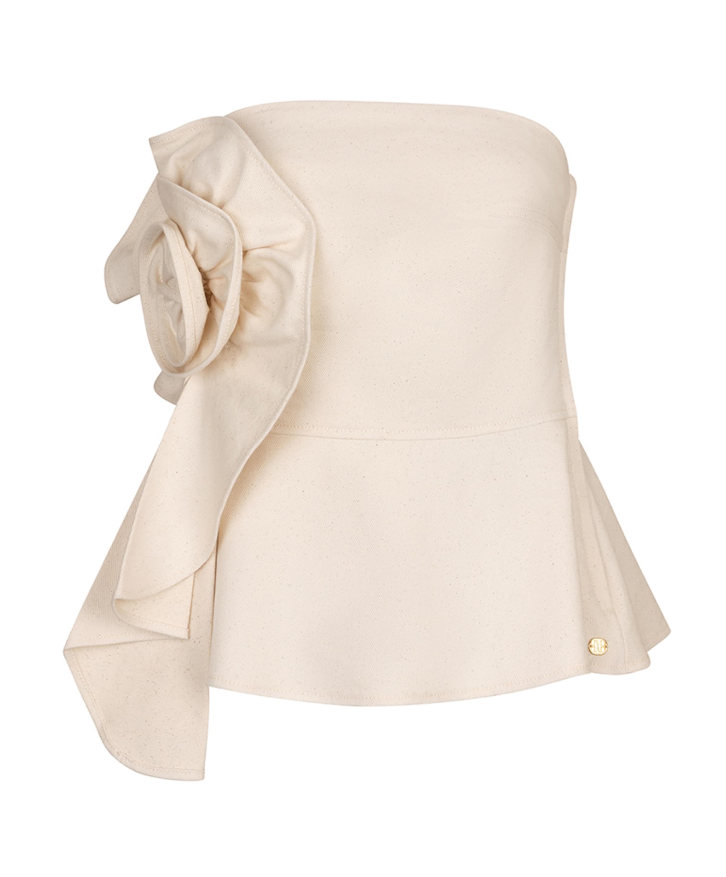 Dames top ecru