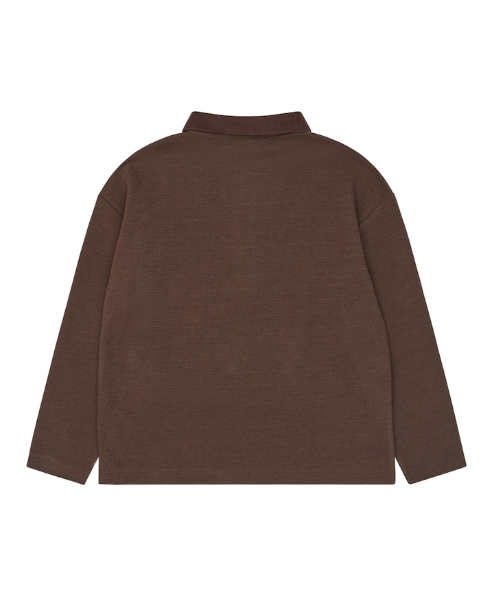 Jongens polo bruin
