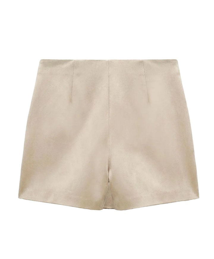 Meisjes broekrok beige