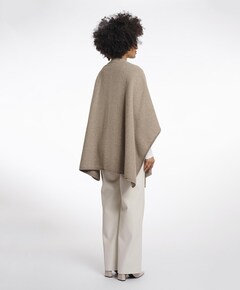 Dames cape beige