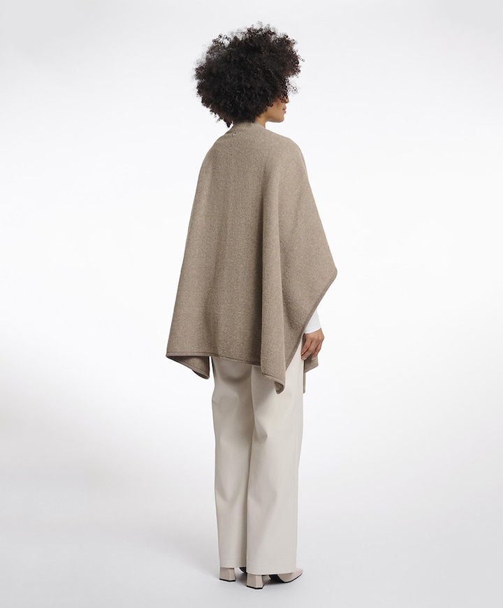 Dames cape beige
