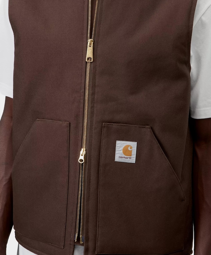 Heren bodywarmer bruin
