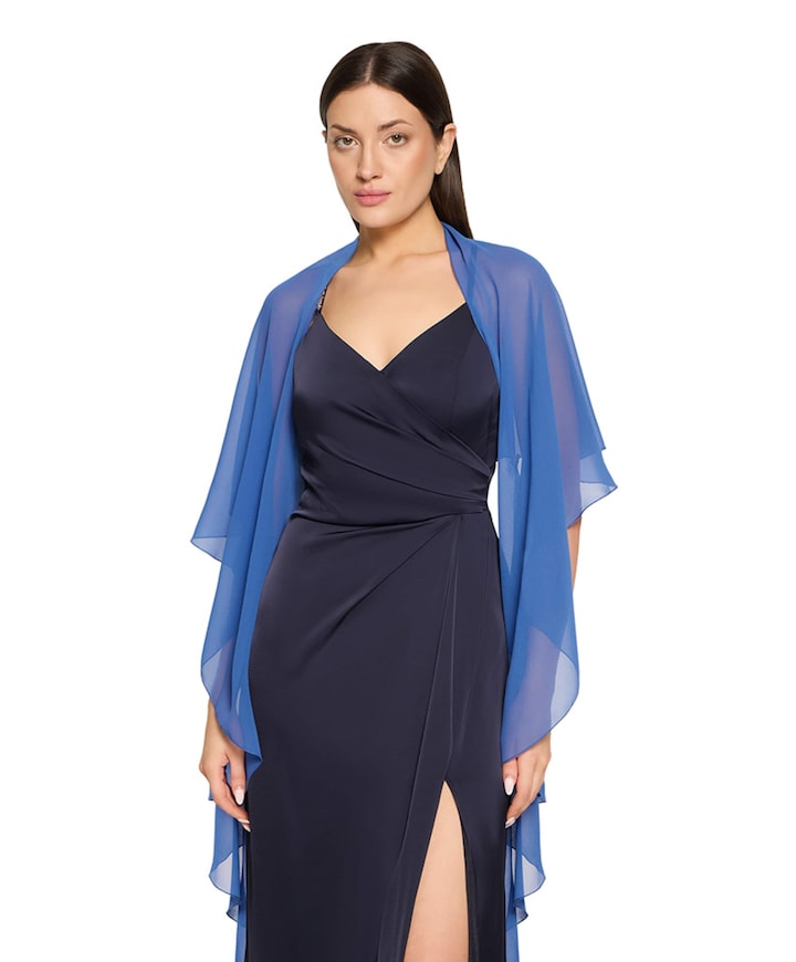 Dames sjaal blauw