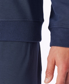 Heren pyjamaset blauw