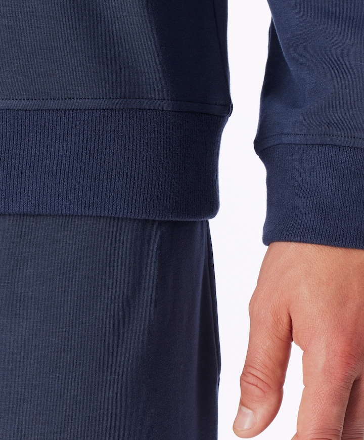 Heren pyjamaset blauw