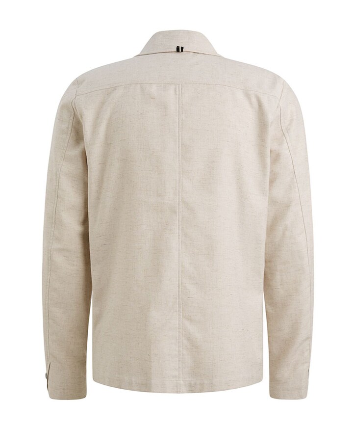 Heren overshirt beige