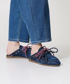 dames clogs blauw