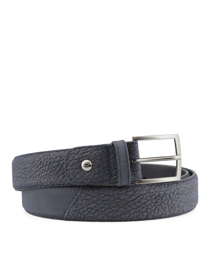 Heren riem blauw