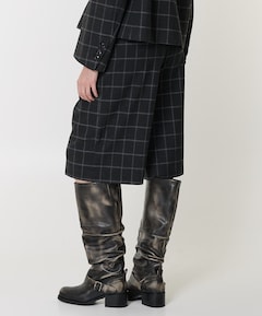 Kreme Wide Leg dames bermuda grijs