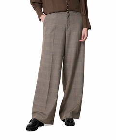 Clo? (Elastic) - Winter Checks - P5 dames broek bruin