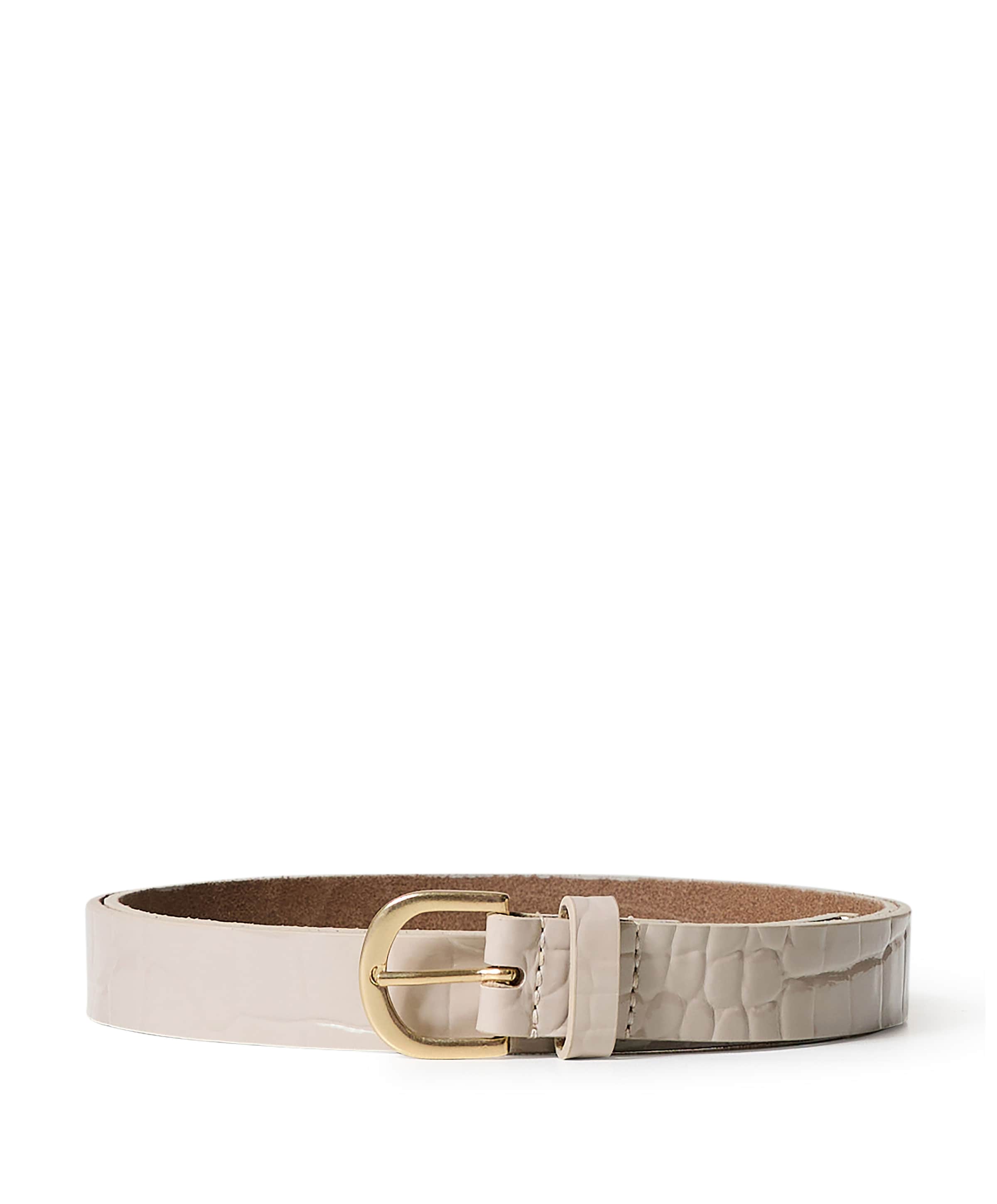 Dames riem beige