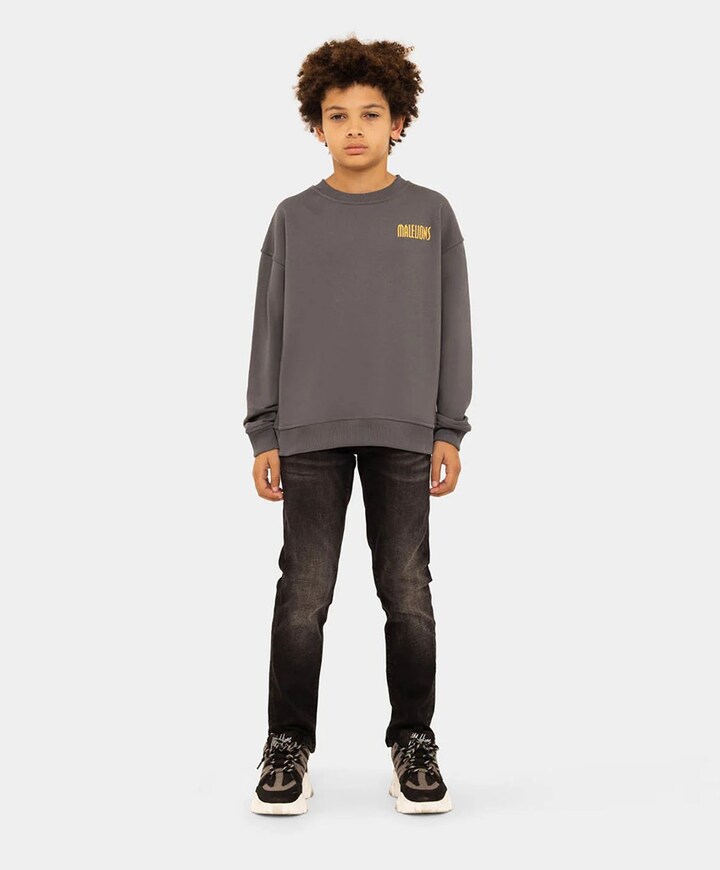 Jongens sweater grijs