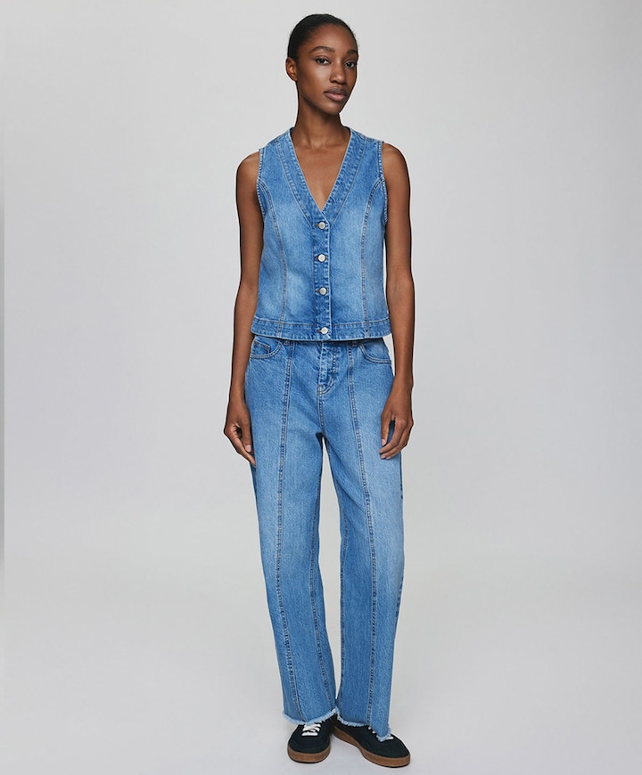 Gilet blauw