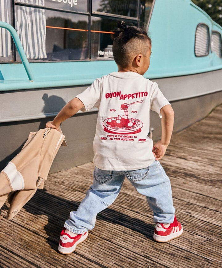 Jongens t-shirt ecru