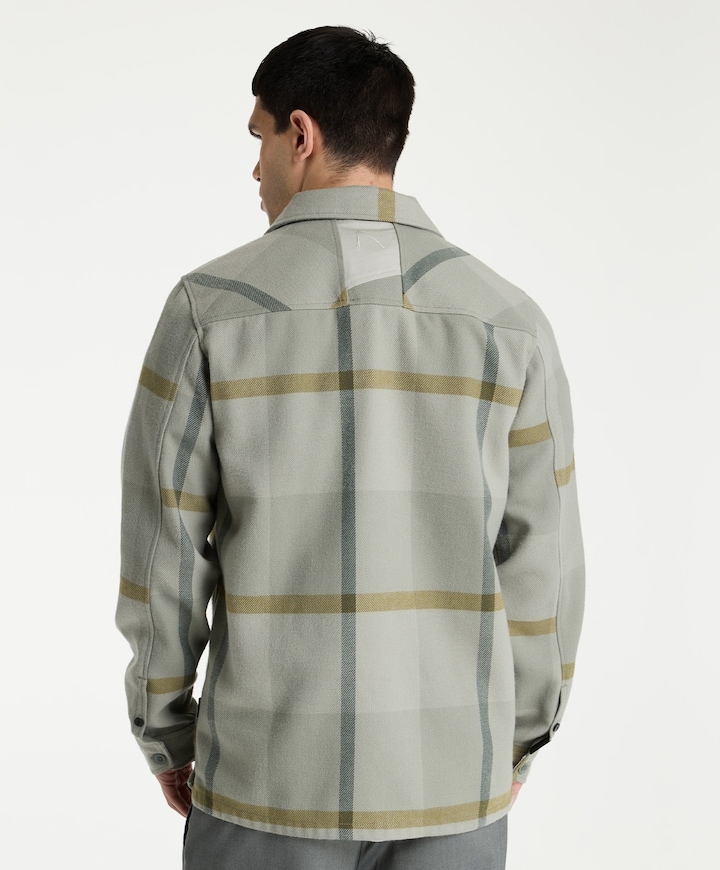 Heren overshirt groen