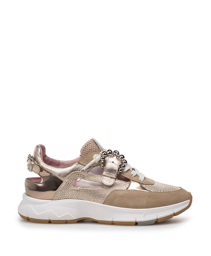 dames sneakers beige