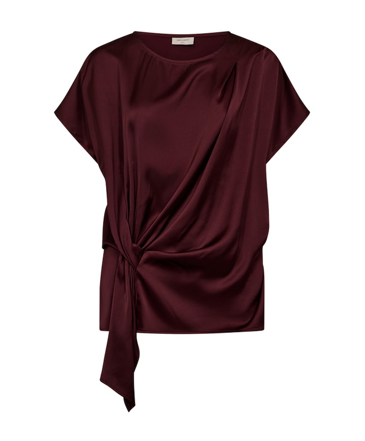 Dames blouse bordeaux