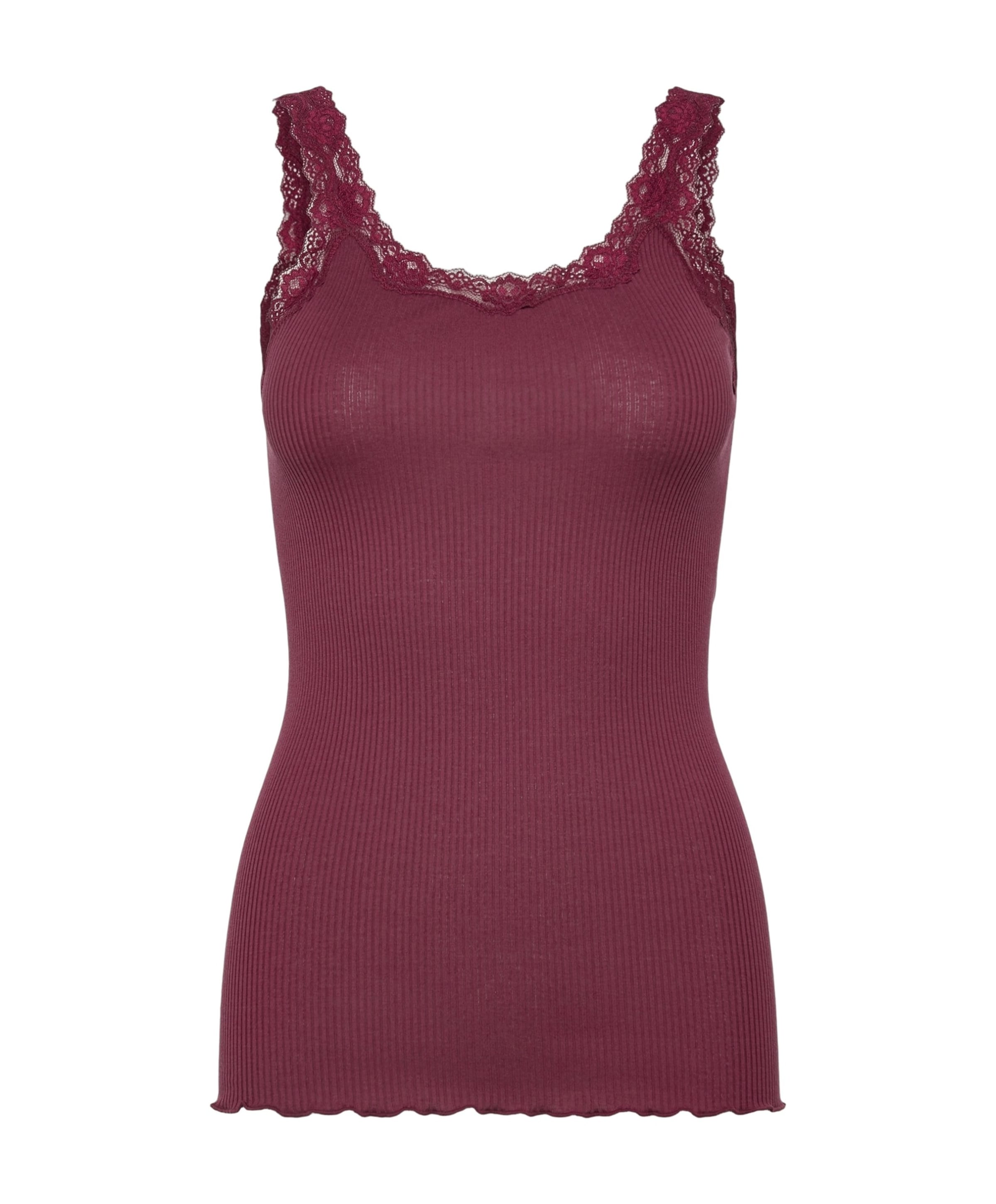 Dames top bordeaux