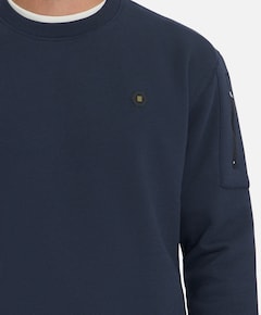 Heren sweater blauw