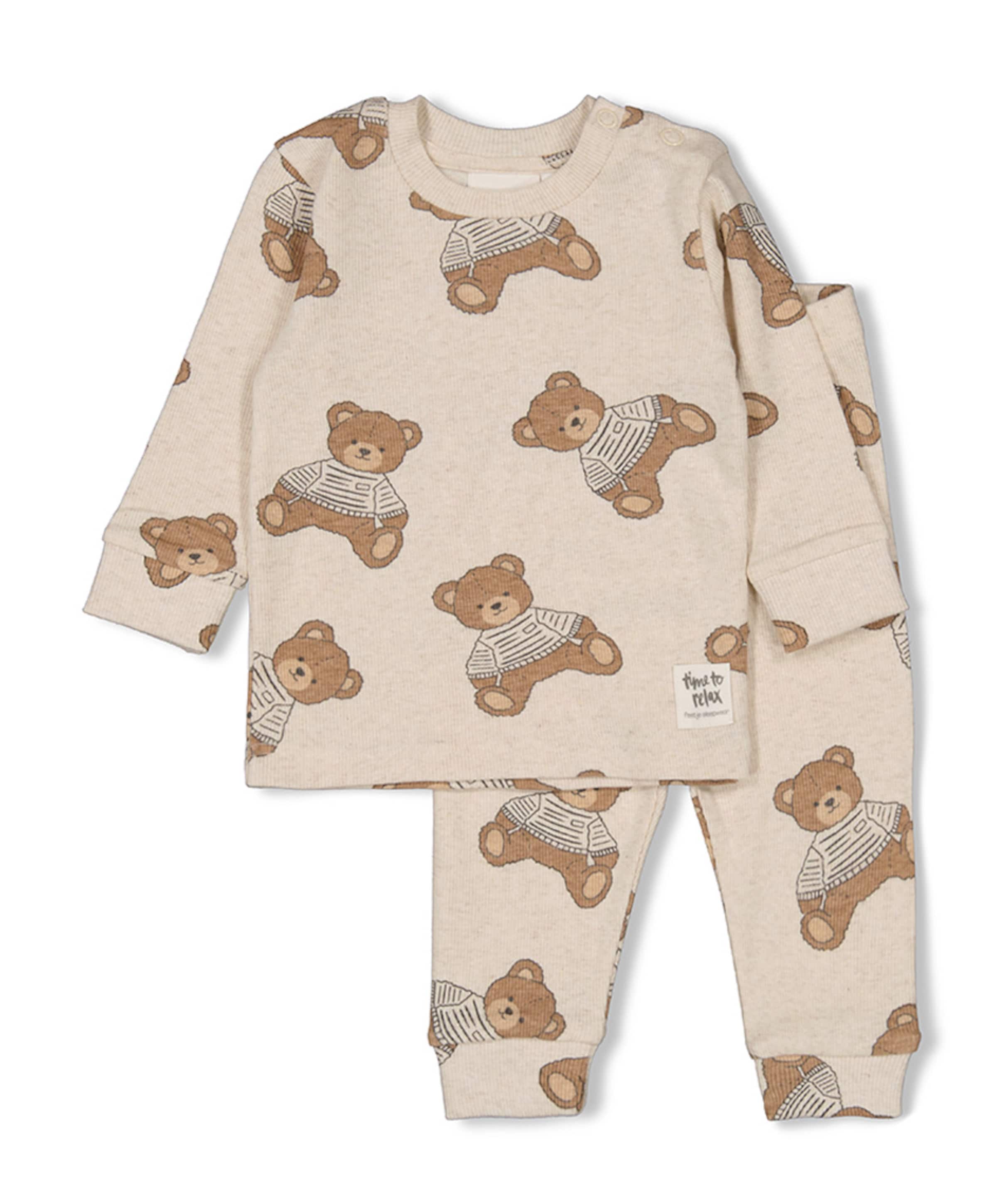 Uniseks pyjamaset  ecru