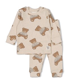 Uniseks pyjamaset  ecru