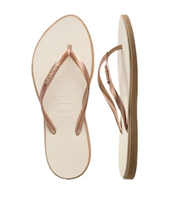 HAV. SLIM POINT dames slippers goud