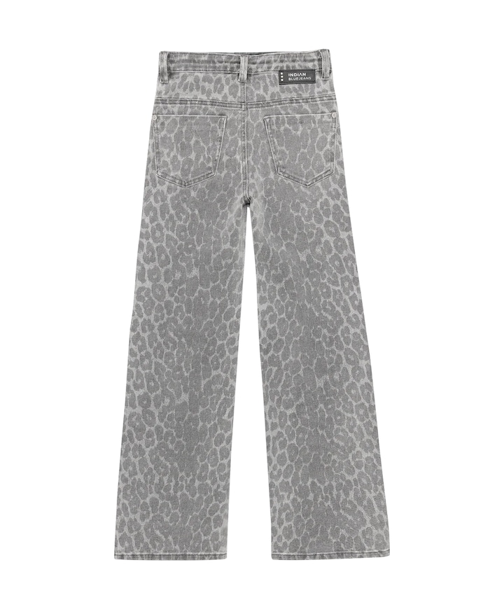 Wide Fit uniseks jeans  grijs