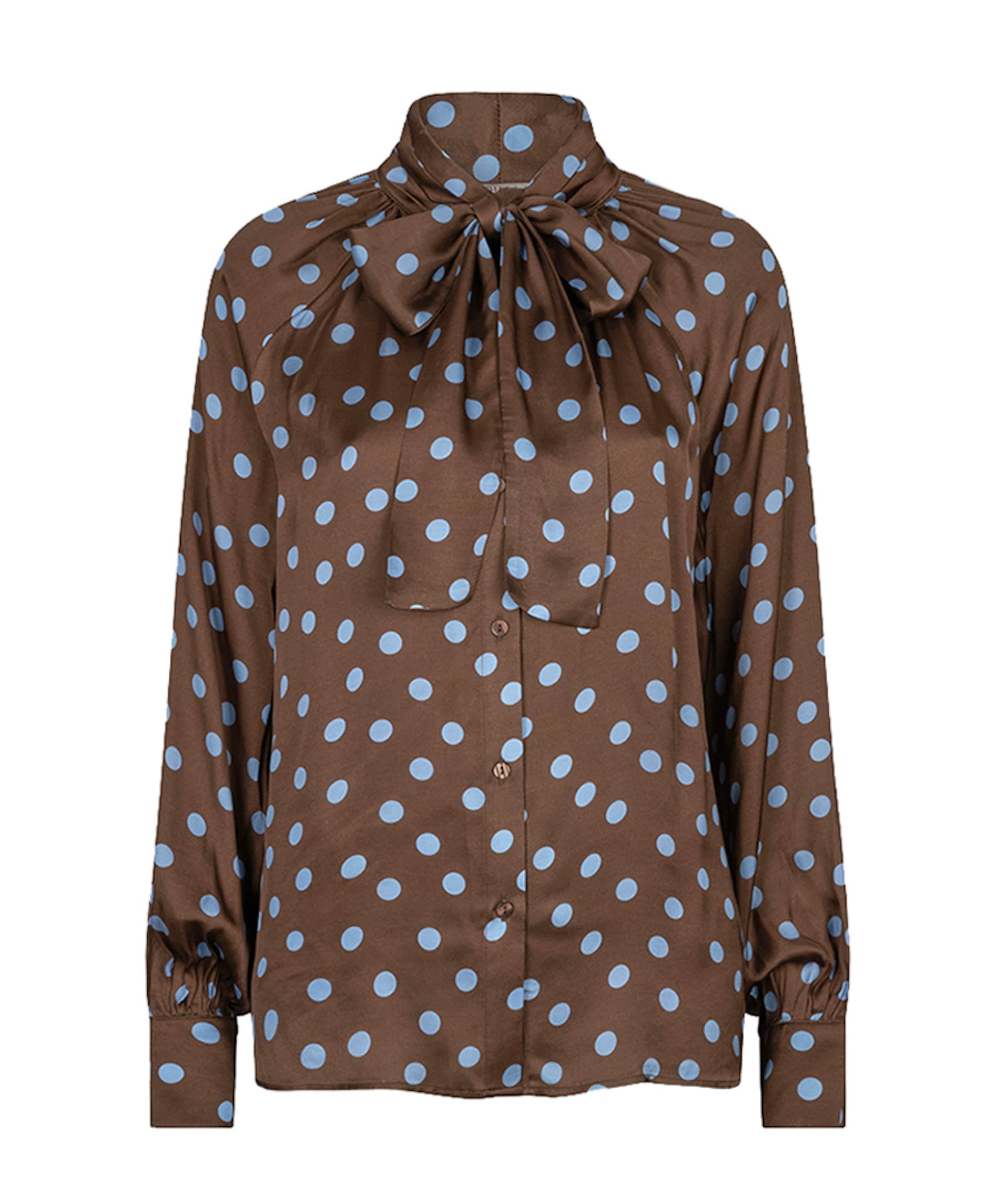 Dames blouse bruin