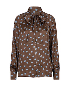 Dames blouse bruin
