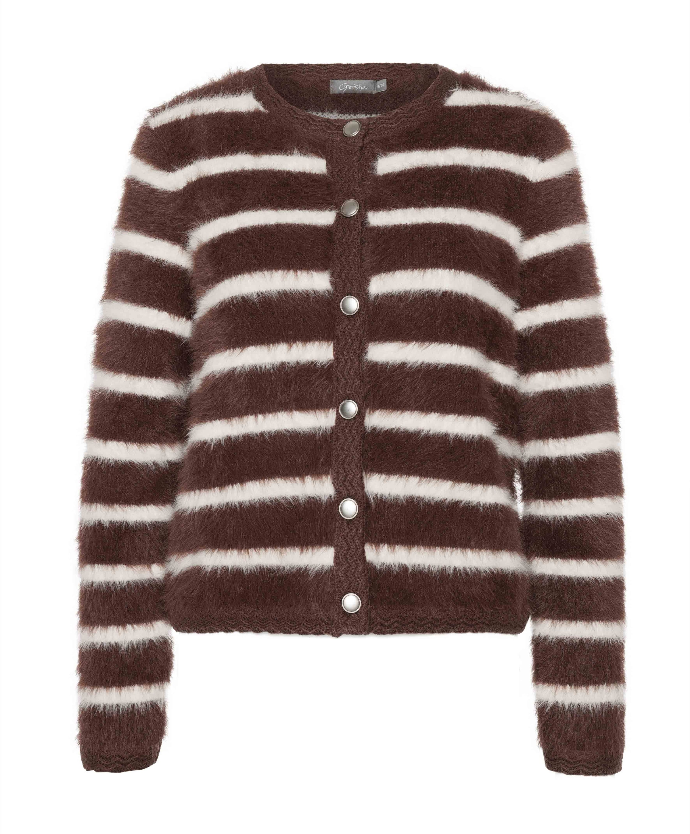 Dames vest bruin