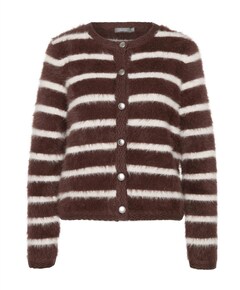 Dames vest bruin