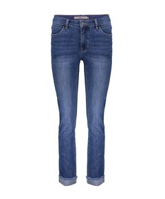 Turn-up jeans blauw