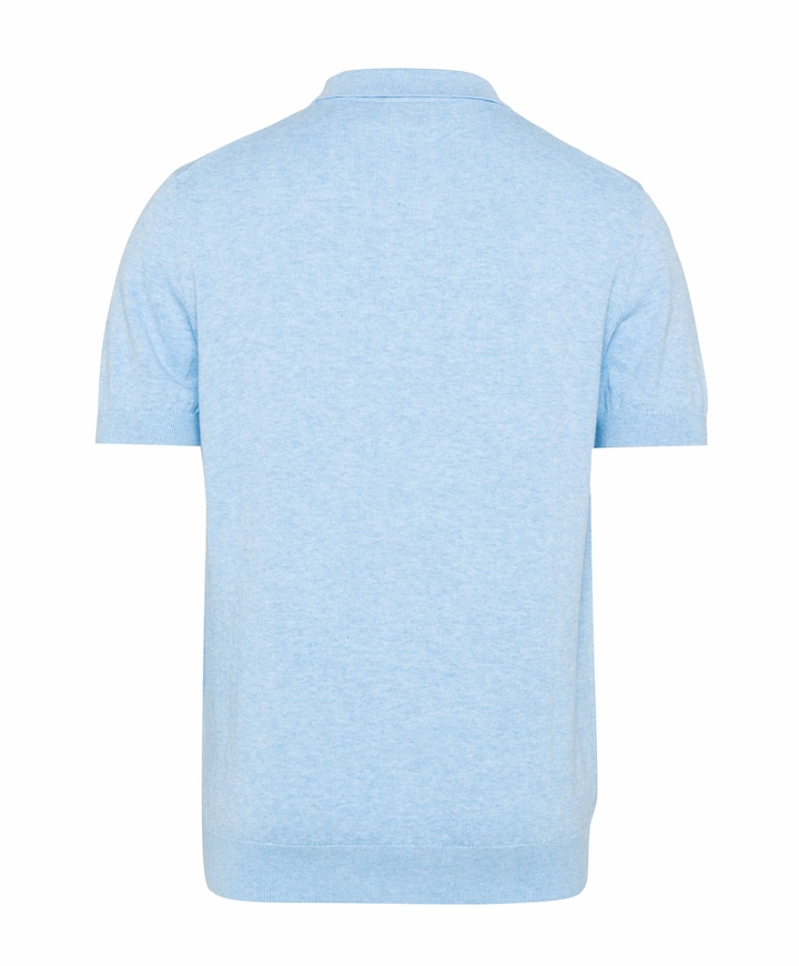 Heren polo blauw