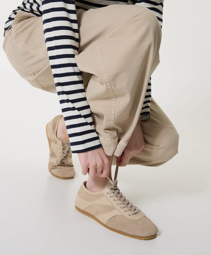 dames sneakers beige