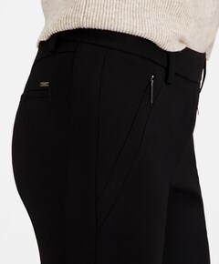 Pull On Slim broek zwart
