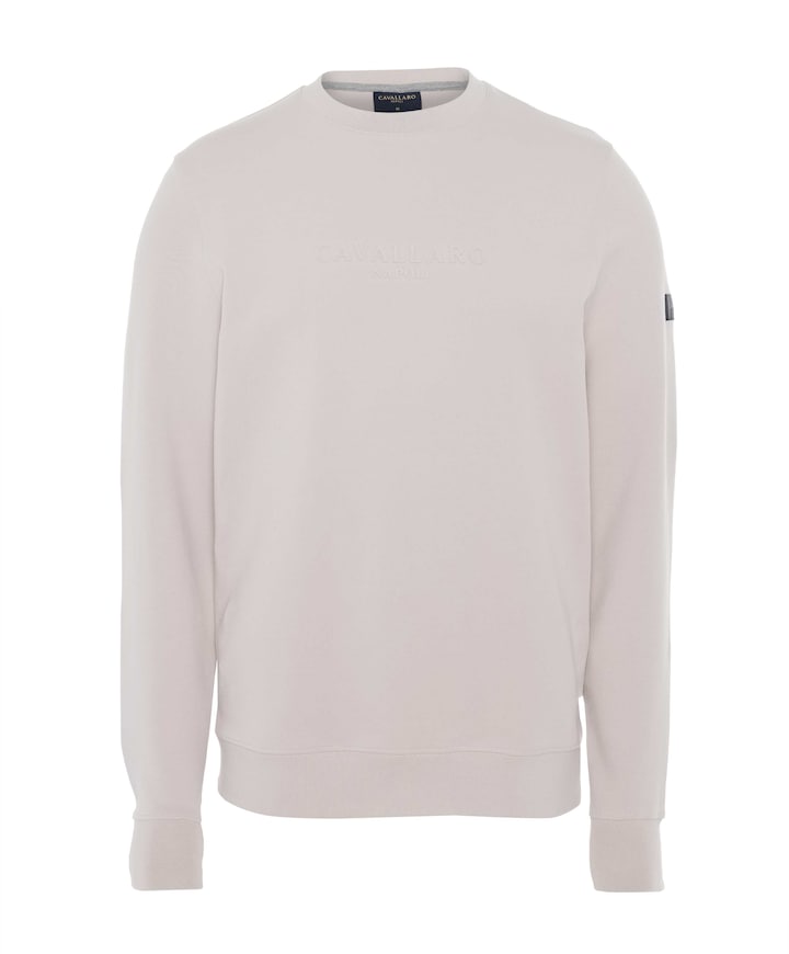 Heren sweater beige
