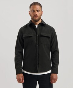 Heren overshirt bruin
