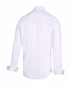 Heren overhemd lange mouw wit