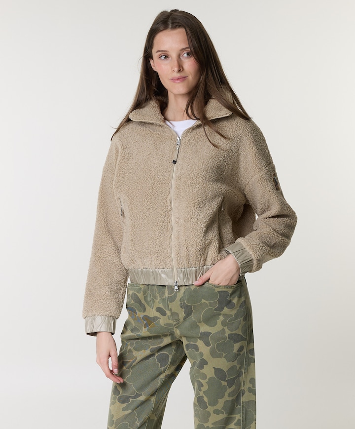 Dames jas beige