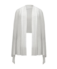 Dames sjaal ecru