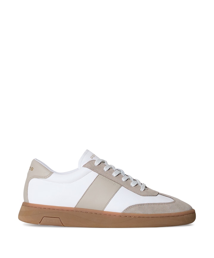 Zack mix heren sneakers wit