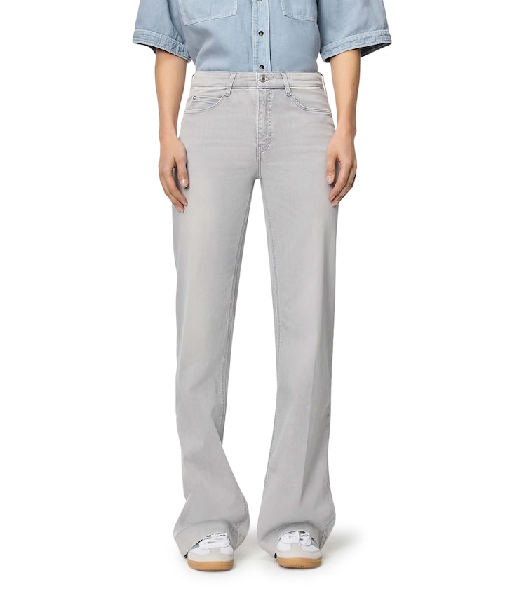 DREAM WIDE dames broek grijs