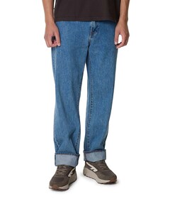 568 Loose straight heren jeans blauw