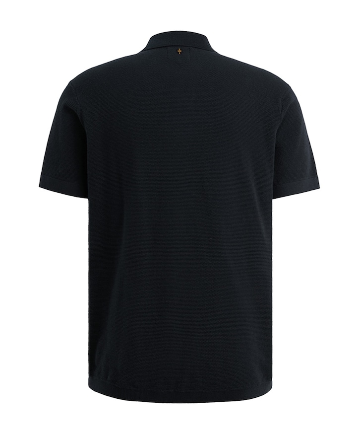 Heren polo blauw