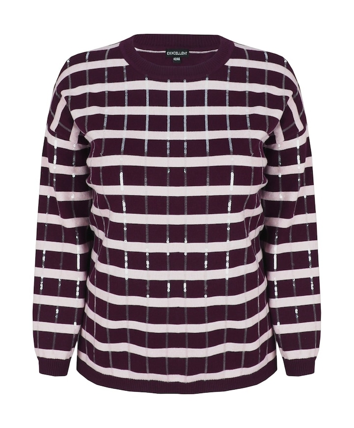 Dames trui bordeaux